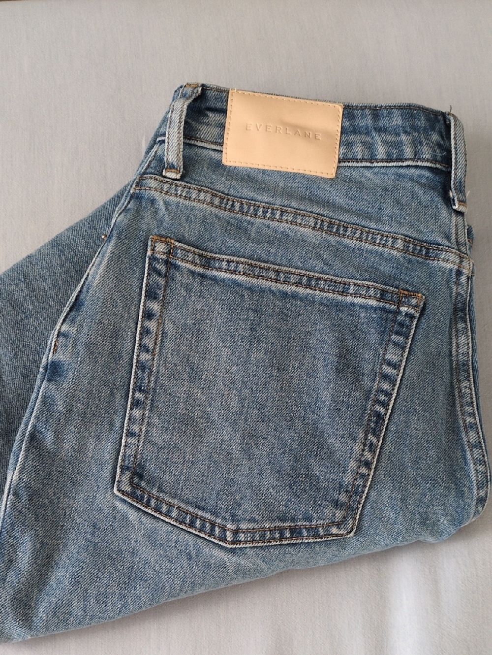 Everlane Light Wash Straight Jeans